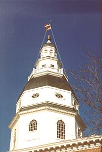 [photo, State House dome (view from Chancery Lane), Annapolis, Maryland]