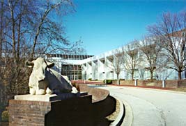 [photo, Entrance to Wayne A. Cawley, Jr. Building, Annapolis, Maryland]