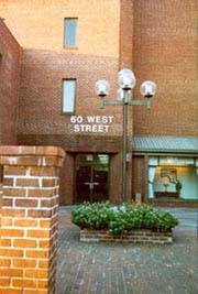 [photo, 60 West St. entrance, Annapolis, Maryland]