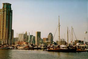 [photo, view of Baltimore Harbor, Baltimore, Maryland]