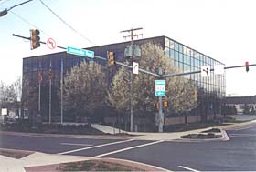 [color photo, County Council Building, 212 South Bond St., Bel Air, Maryland]