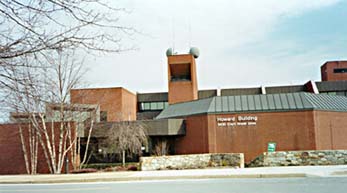 [color photo, George Howard Building, 3430 Courthouse Drive, Ellicott City, Maryland]